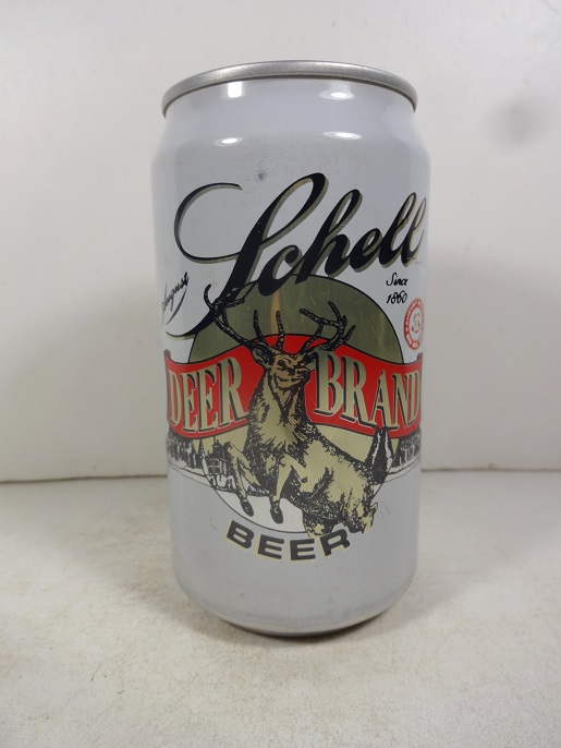 Schell Deer Brand Beer - white aluminum